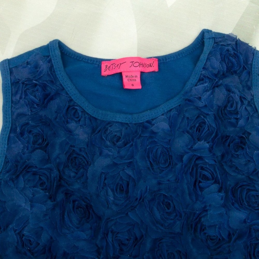 Betsey Johnson Girls Designer Rose Tutu  Dress - Picture 5 of 11